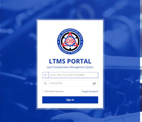 log in lto portal|LTMS CDE .